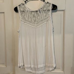 DONATED❗️ NWOT- White Lace shirt